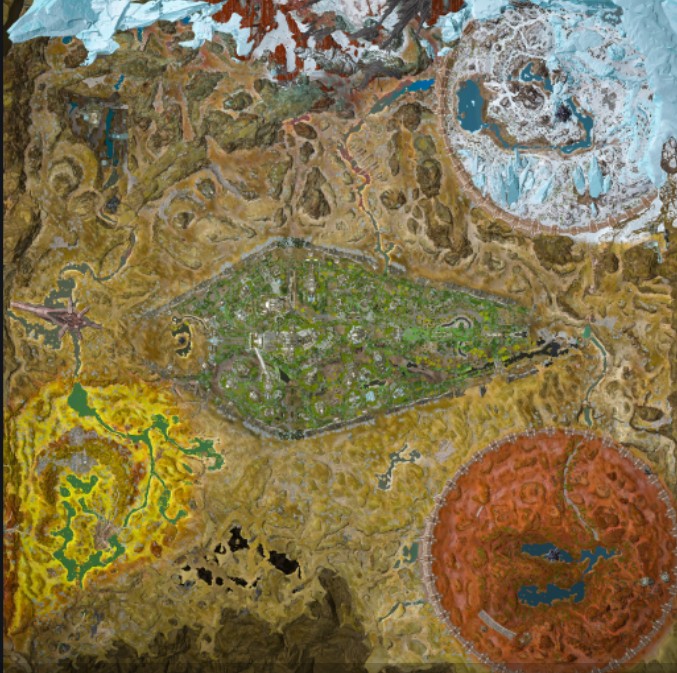 Extinction map