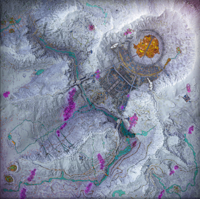 Lost Colony map